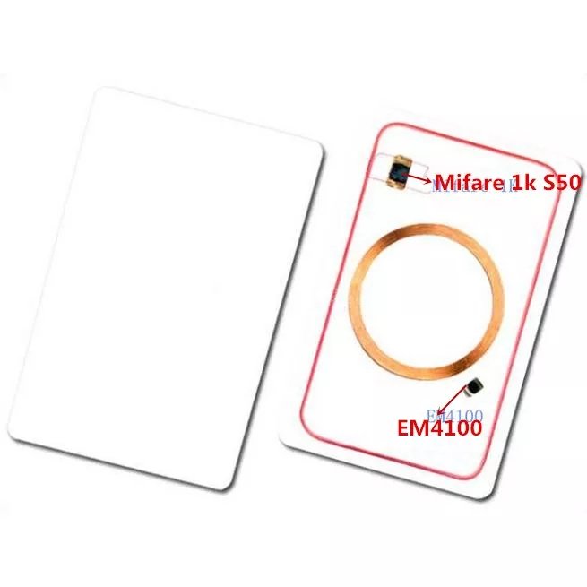 Carte MIFARE Classic 4K 13,56 MHz pour contrôle d'accès.