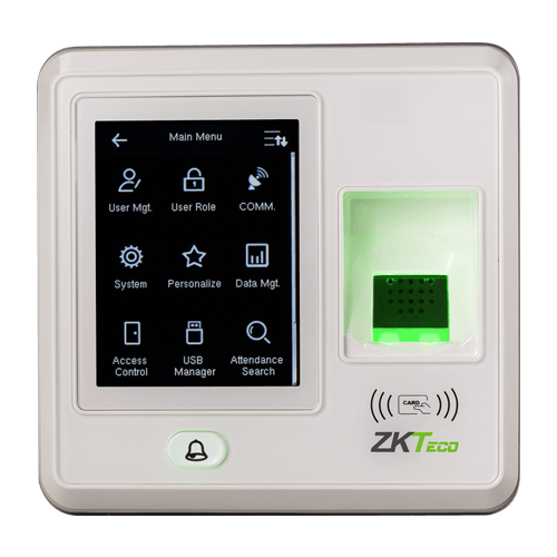 Capteur biométrique du terminal ZKTeco SF300.