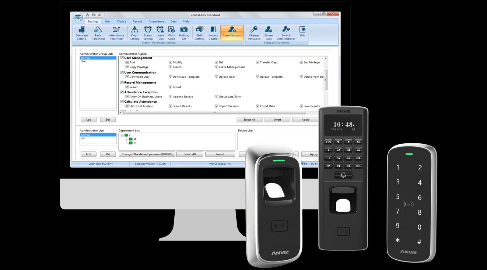 Anviz M5 lecteur empreinte digitale et RFID pour contrôle d’accès