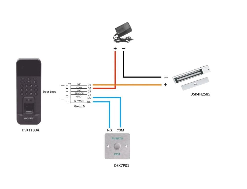 Hikvision DS-KAS261 système de contrôle d’accès pour entreprise