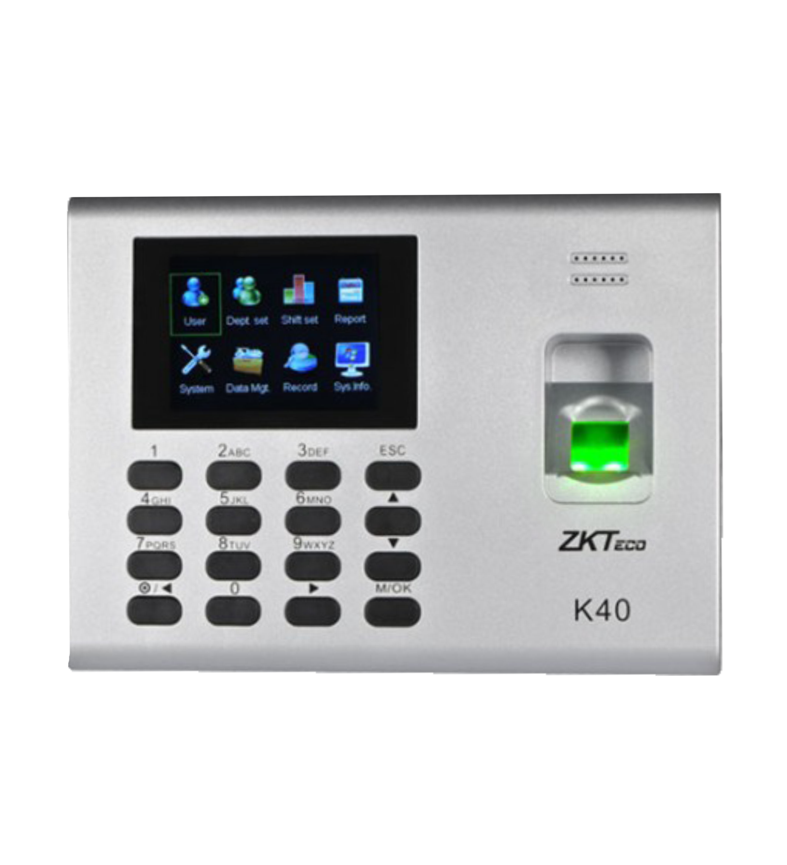 ZKTeco K40 pointeuse biométrique empreinte digitale et badge RFID
