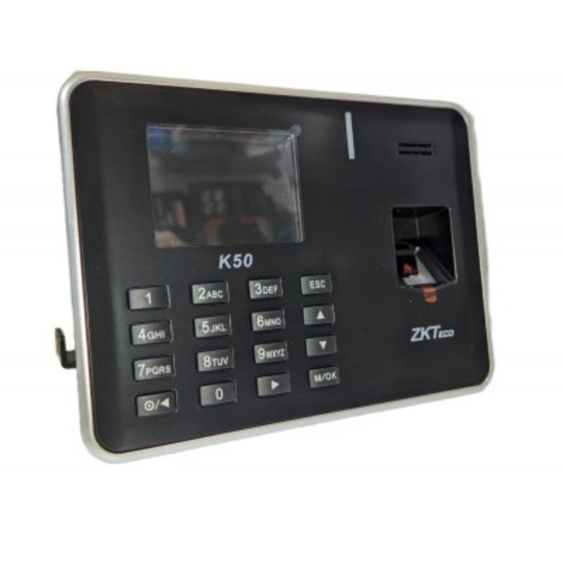 Installation ZKTeco K50 pointeuse biométrique pour entreprise au Maroc